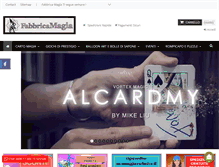 Tablet Screenshot of fabbricamagia.biz